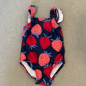 9 month strawberry bathing suit